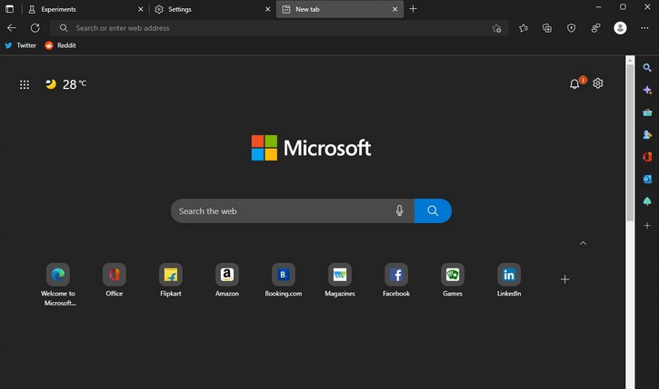 微軟測試Win11 Edge瀏覽器新測試，云母效果標題欄